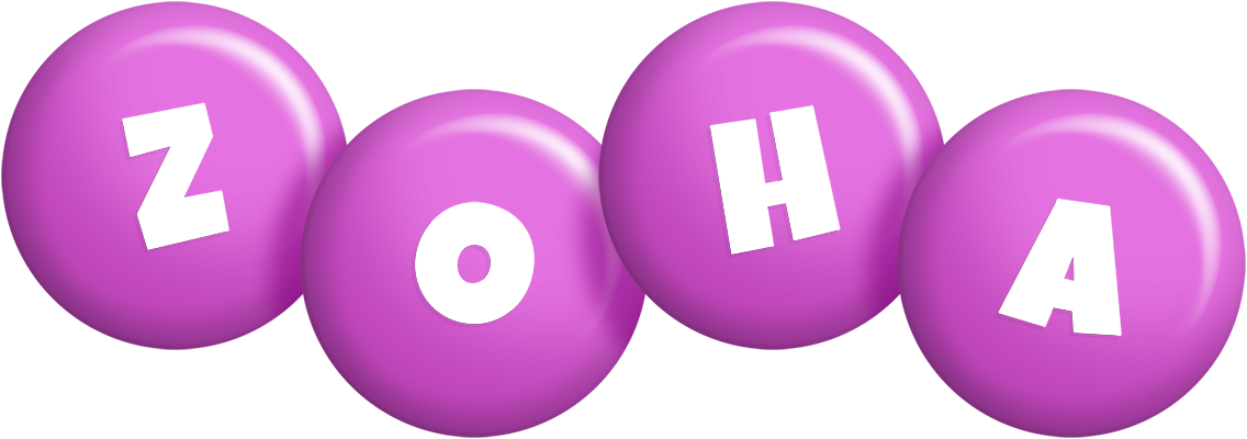 Zoha candy-purple logo