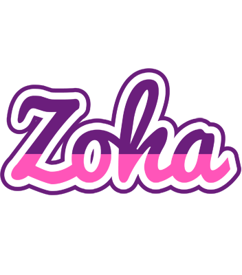 Zoha cheerful logo