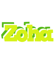 Zoha citrus logo