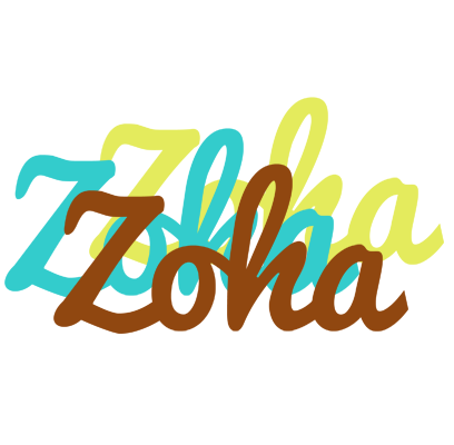 Zoha cupcake logo