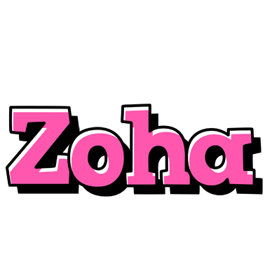 Zoha girlish logo