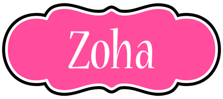 Zoha invitation logo