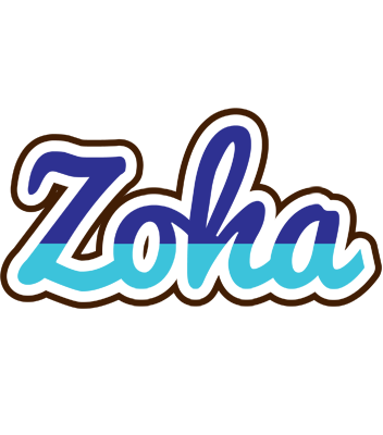 Zoha raining logo