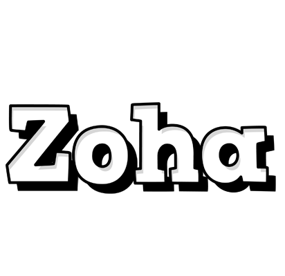 Zoha snowing logo
