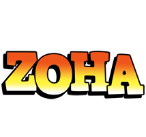 Zoha sunset logo