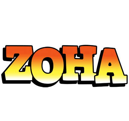 Zoha sunset logo