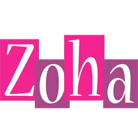 Zoha whine logo