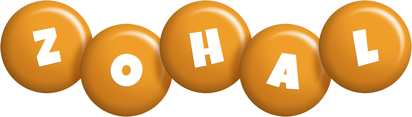 Zohal candy-orange logo