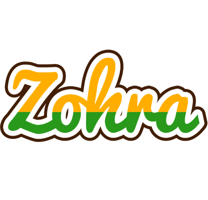 Zohra banana logo