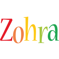 Zohra birthday logo