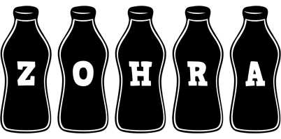 Zohra bottle logo