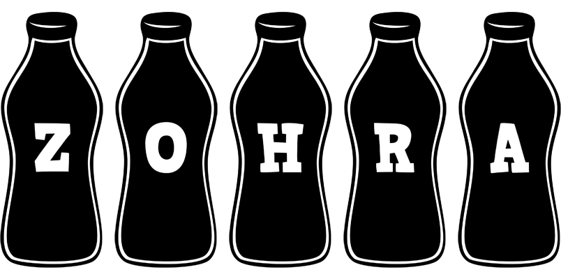 Zohra bottle logo