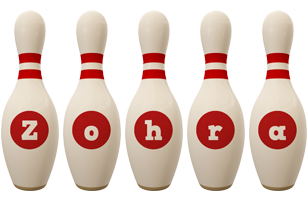 Zohra bowling-pin logo