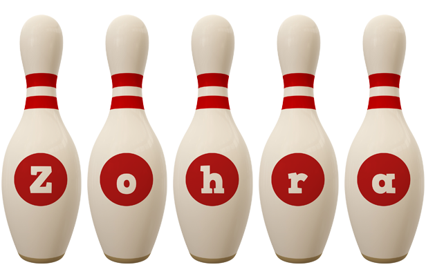 Zohra bowling-pin logo