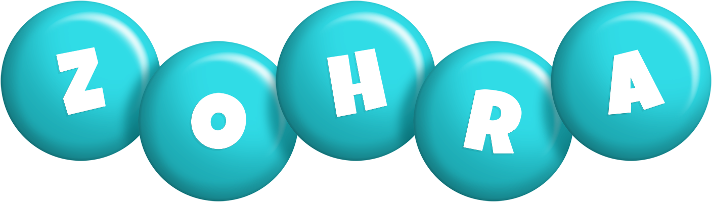 Zohra candy-azur logo