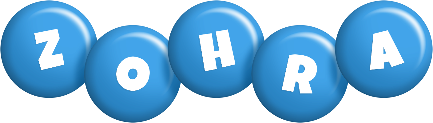 Zohra candy-blue logo
