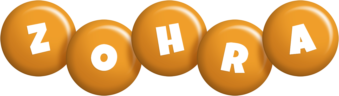 Zohra candy-orange logo
