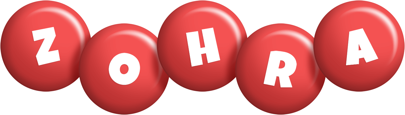 Zohra candy-red logo