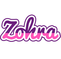 Zohra cheerful logo