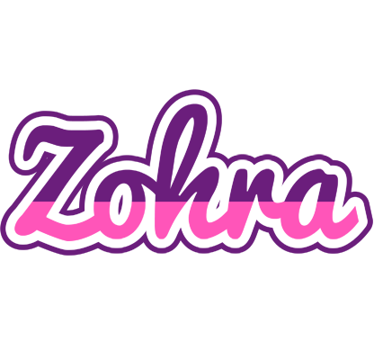 Zohra cheerful logo