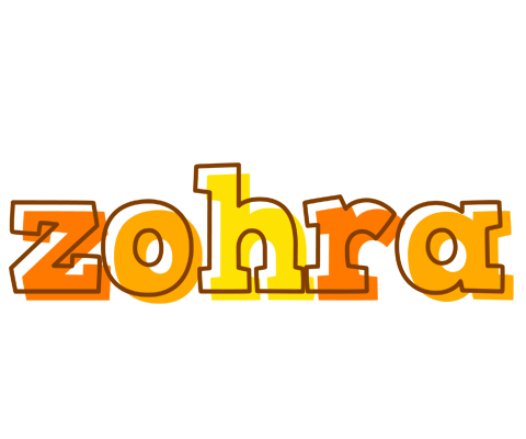 Zohra desert logo