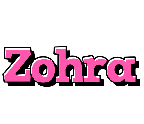 Zohra girlish logo