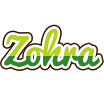 Zohra golfing logo