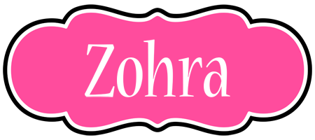 Zohra invitation logo