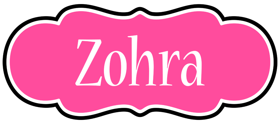 Zohra invitation logo