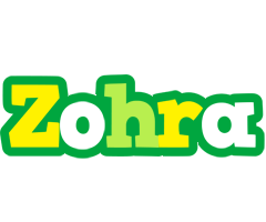 Zohra soccer logo