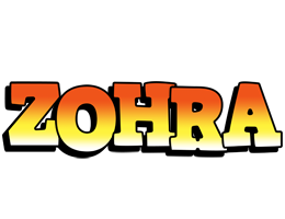 Zohra sunset logo