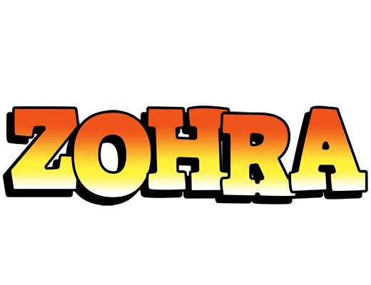 Zohra sunset logo