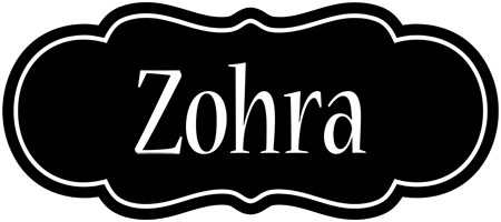 Zohra welcome logo