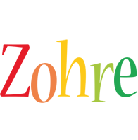 Zohre birthday logo