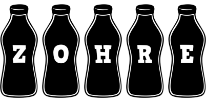 Zohre bottle logo