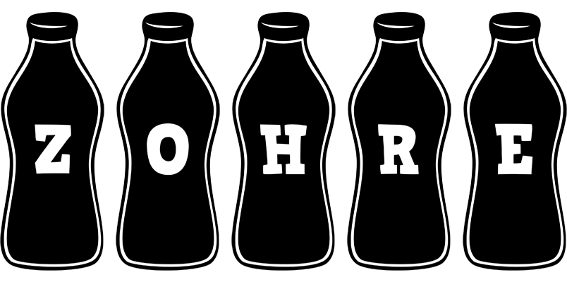 Zohre bottle logo