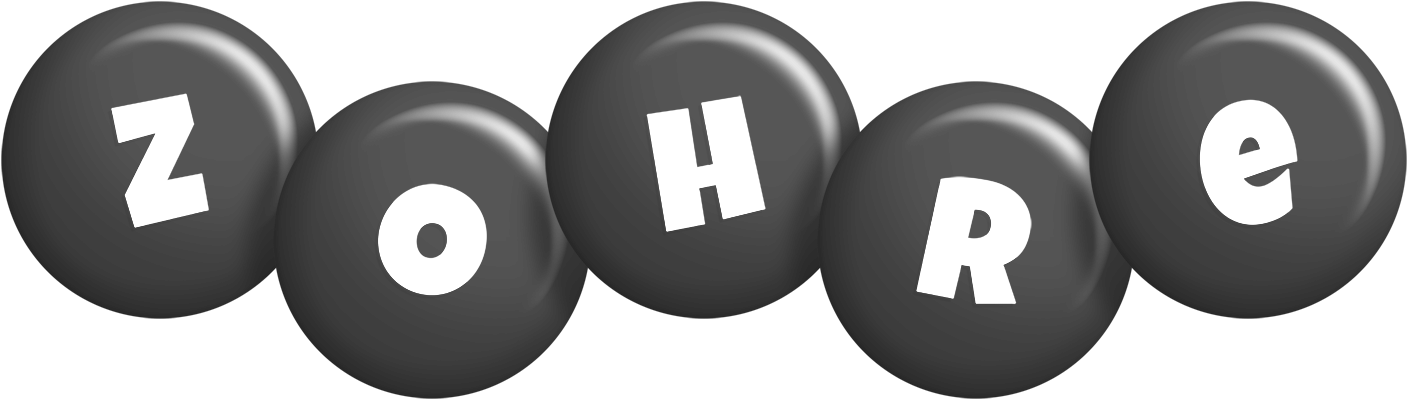 Zohre candy-black logo