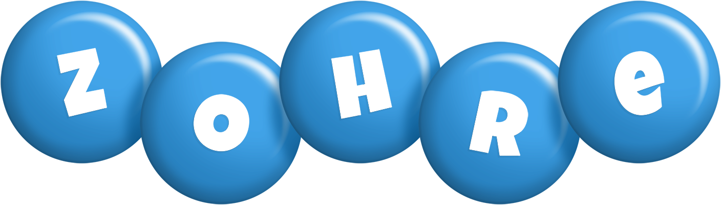 Zohre candy-blue logo