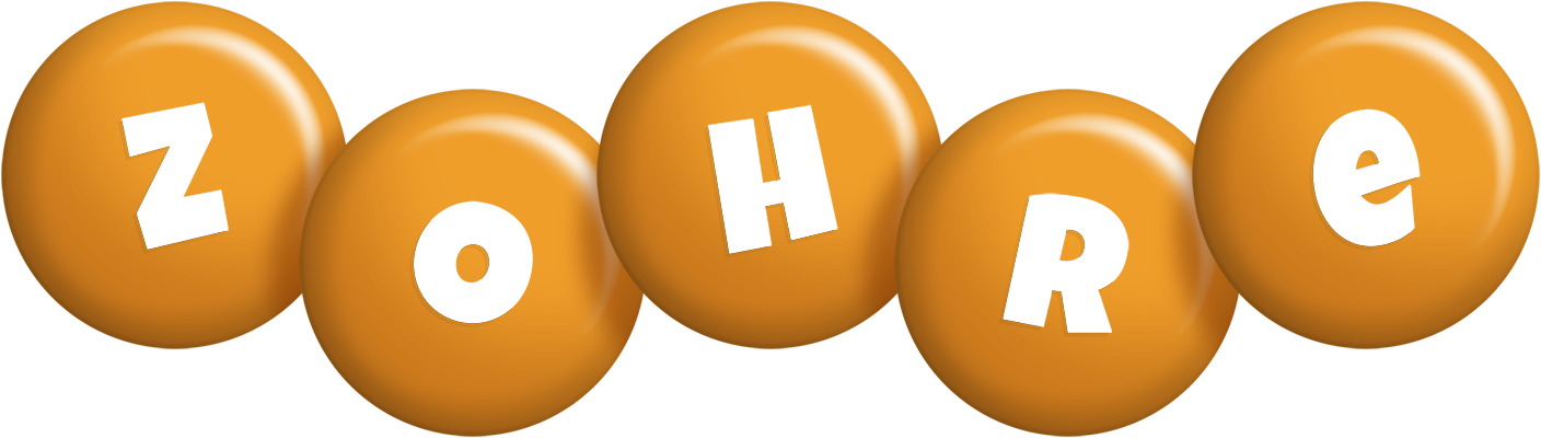Zohre candy-orange logo