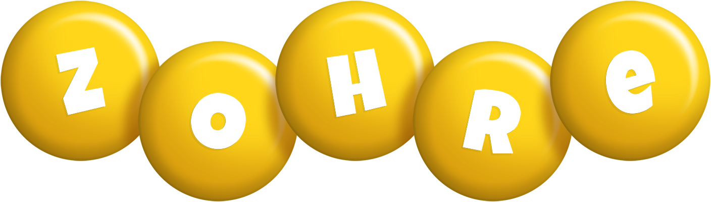Zohre candy-yellow logo