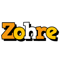 Zohre cartoon logo