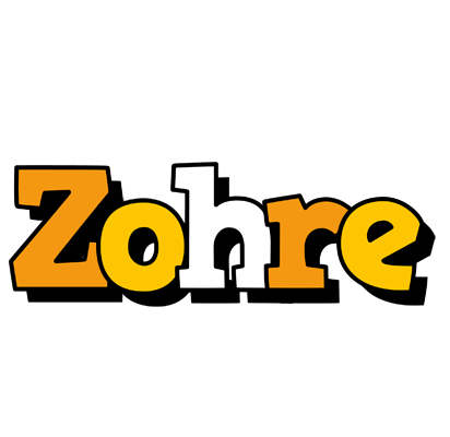 Zohre cartoon logo