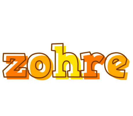 Zohre desert logo