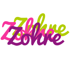 Zohre flowers logo