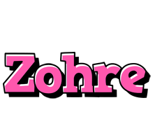 Zohre girlish logo