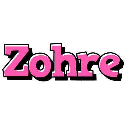 Zohre girlish logo