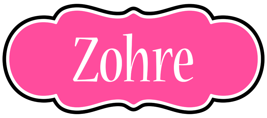 Zohre invitation logo