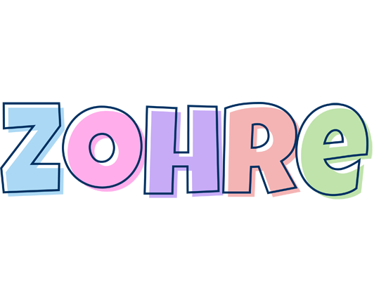 Zohre pastel logo
