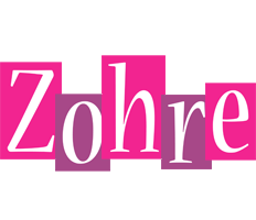 Zohre whine logo