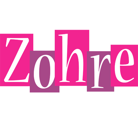 Zohre whine logo